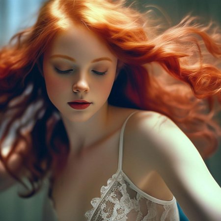 Рыжая девушка