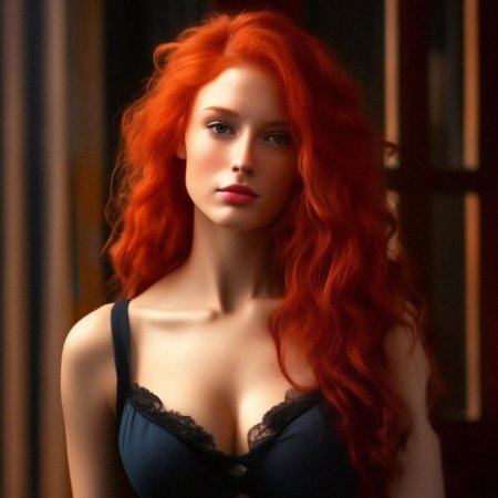 Рыжая девушка