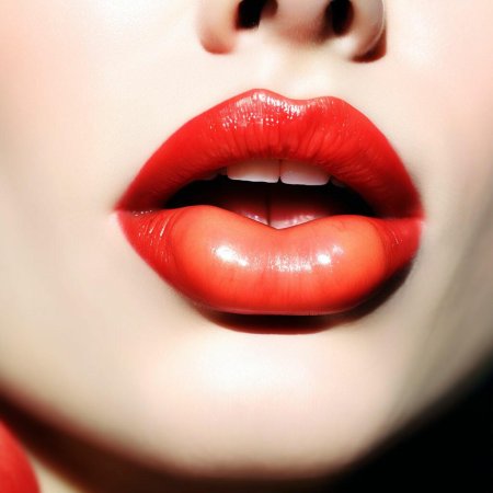 Губы макияж