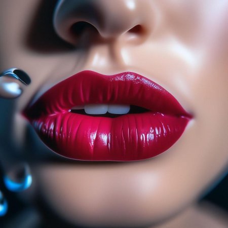 Красивые женские губы