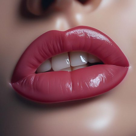 Губы крупным планом