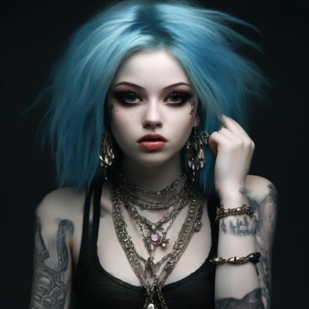 Неформальная девушка