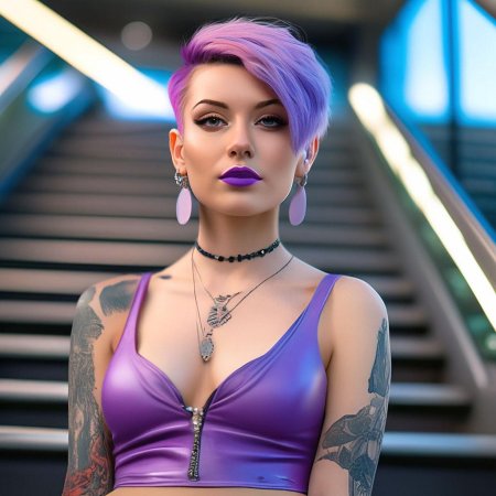 Яркие макияж