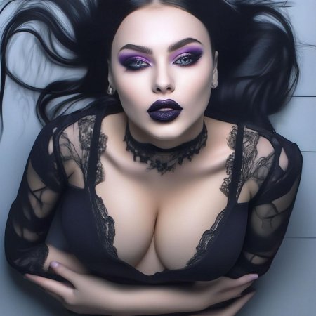 Красивая девушка гот