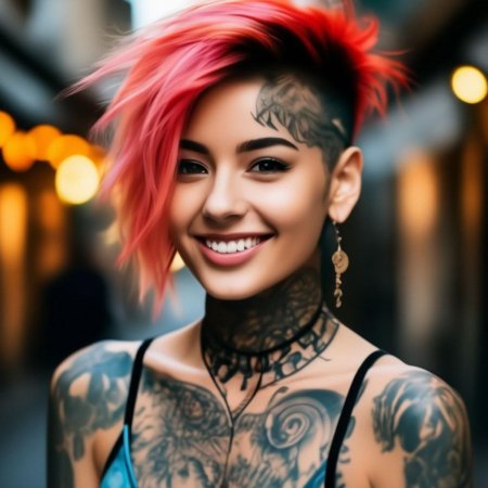 Тату девушек