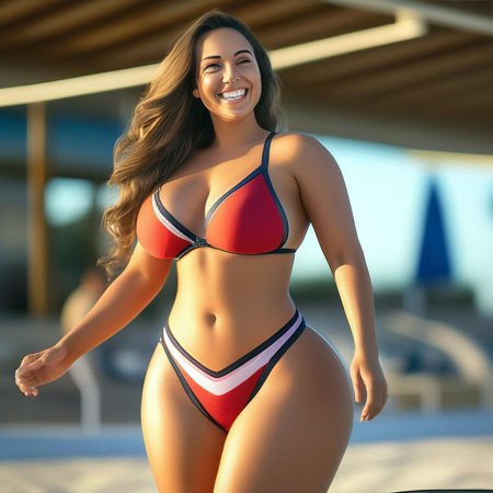 Девушка с пышными бедрами