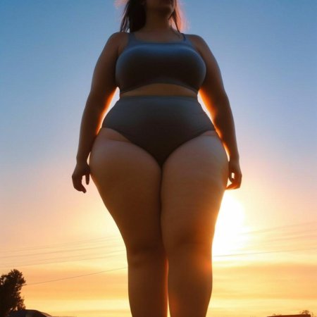 Огромные женские бедра