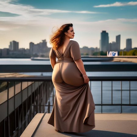 Женщина с широкими бедрами