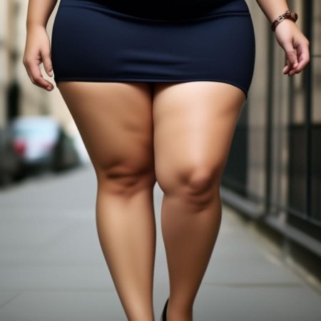 Девушка с толстыми ногами