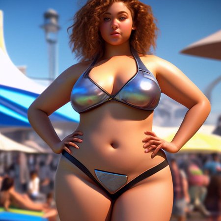 Пышная девушка