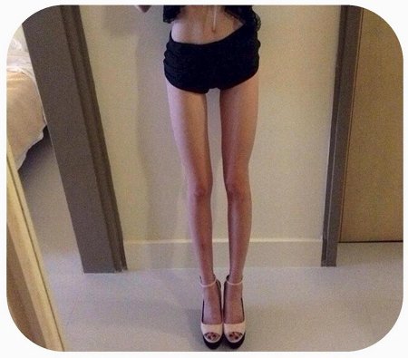 Тонкие стройные ноги