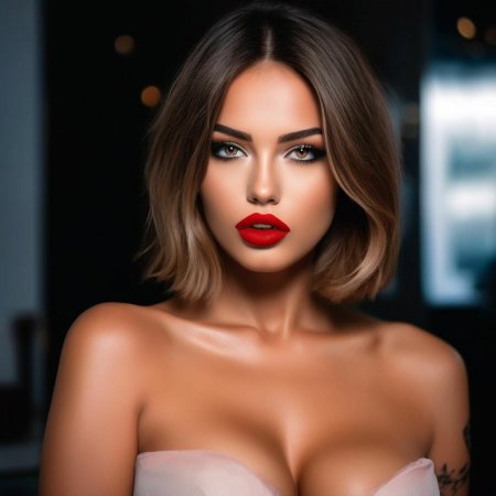 Яркие макияж