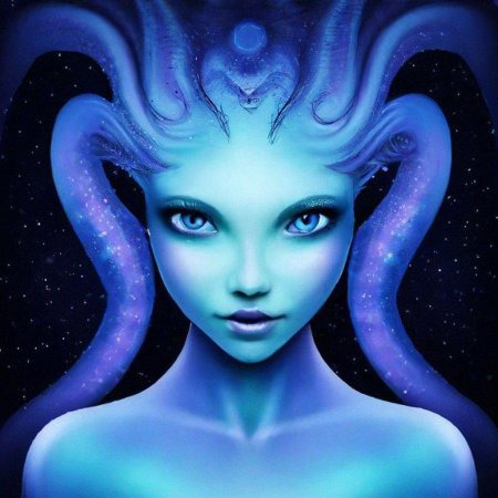 Девушка инопланетянка