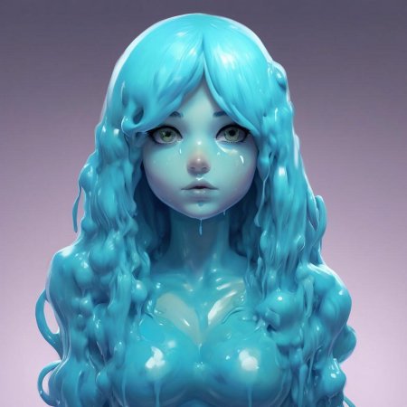 Слайм девушка