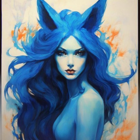 Кицунэ арт лиса