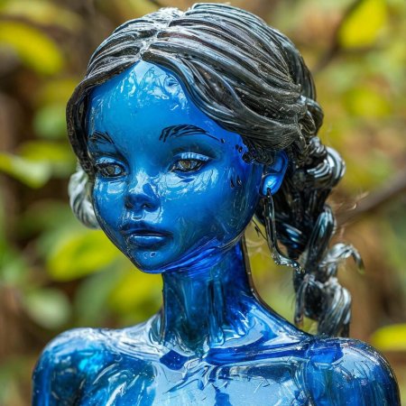 Скульптура девушки