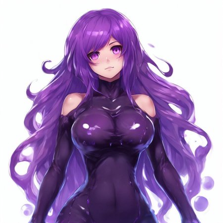 Аниме фиолетовая