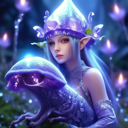 Эльфийка красивая