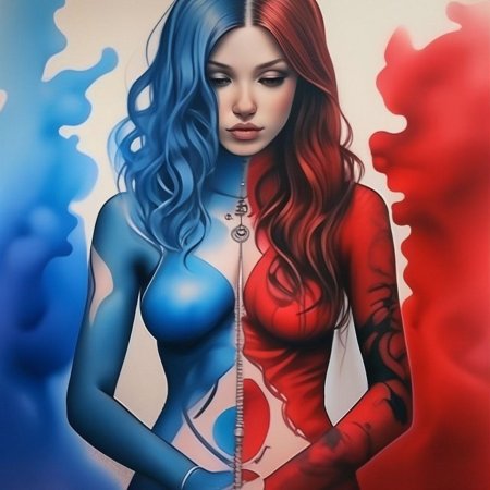 Сюрреализм девушки