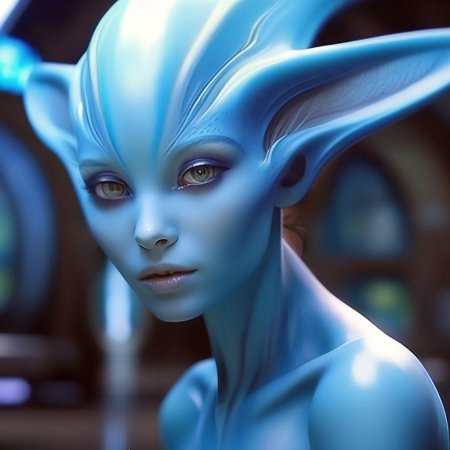 Инопланетная девушка