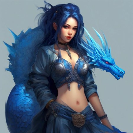 Синий дракон