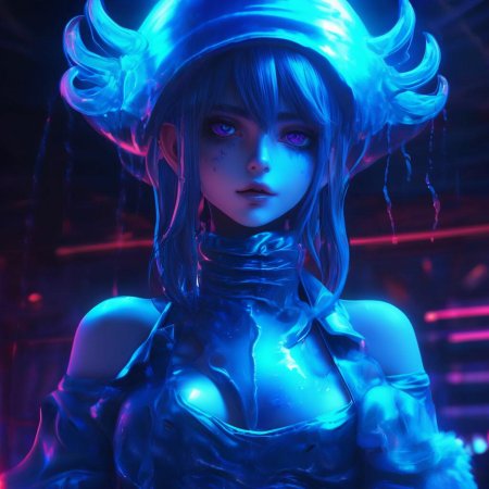 Киберпанк девушка