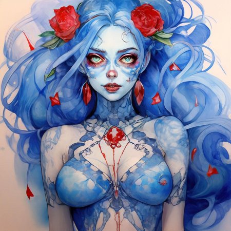 Девушка скелет