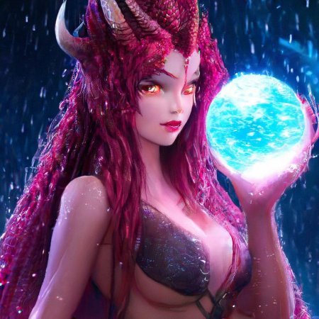 Девушка дракон