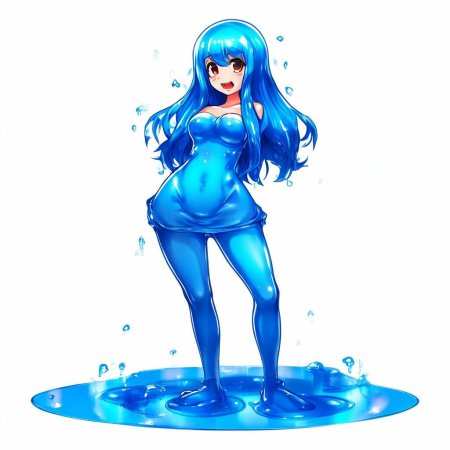 Девушка слизь