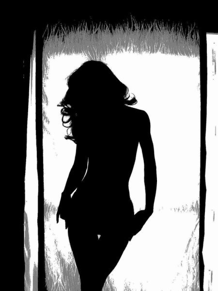 Силуэт девушки