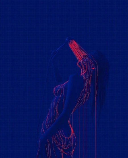 Девушка в неоне