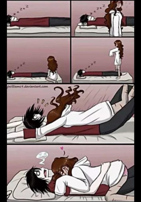 Крипипаста комиксы Джефф и Салли