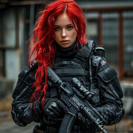 Красивые девушки с оружием