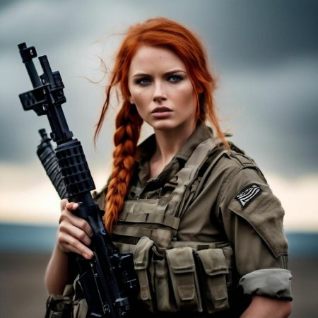 Рыжая волосы