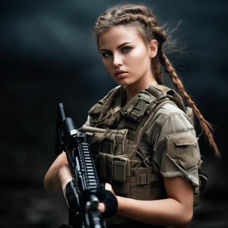 Красивые девушки военные