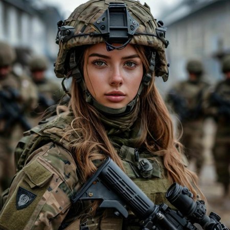 Девушка спецназовец