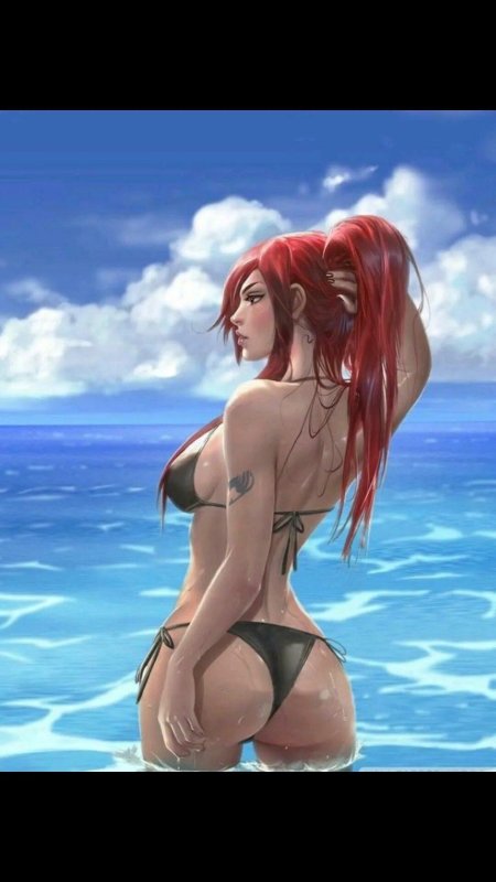 Erza Scarlet sakimichan