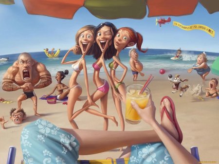 Подружки на море