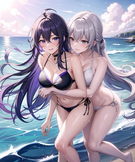 Tsukino Mito купальник