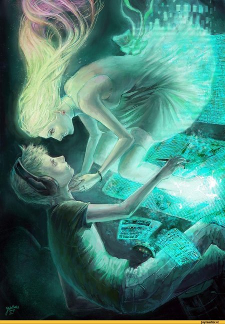 Девушка и призрак парня