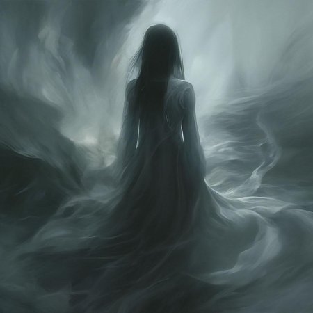 Девушка призрак арт