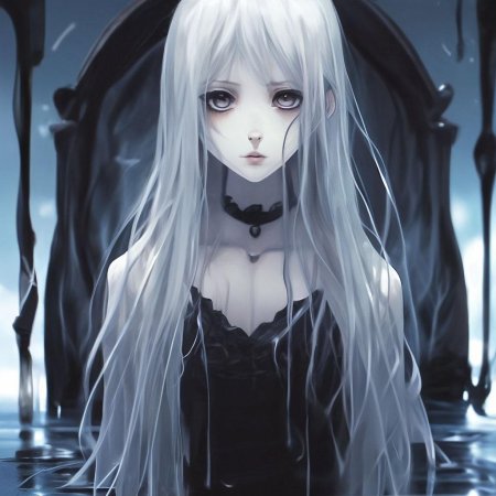 Аниме девушка призрак