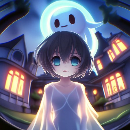Аниме про призраков и девочку