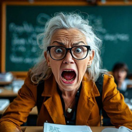 Старая учительница