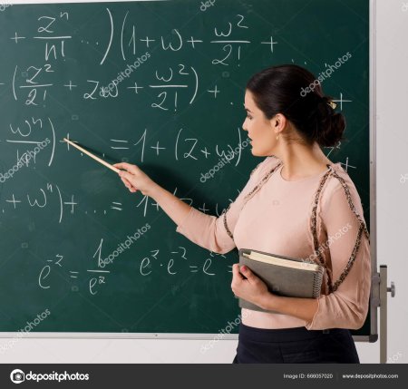 Учительница перед доской