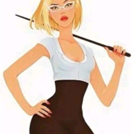 Женщина с указкой