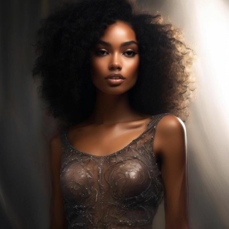 Девушка темнокожая