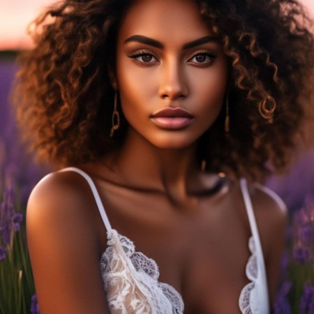 Красивая афроамериканка