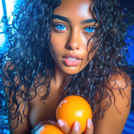 Красивая мулатка