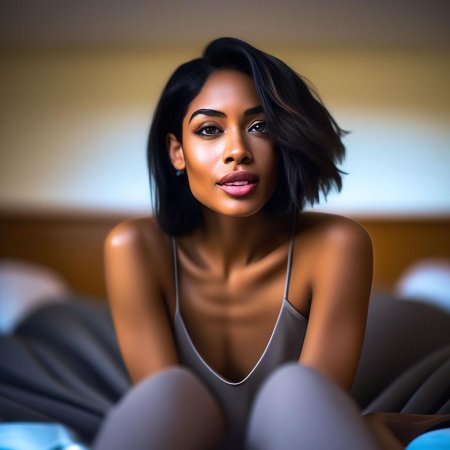 Красивая мулатка